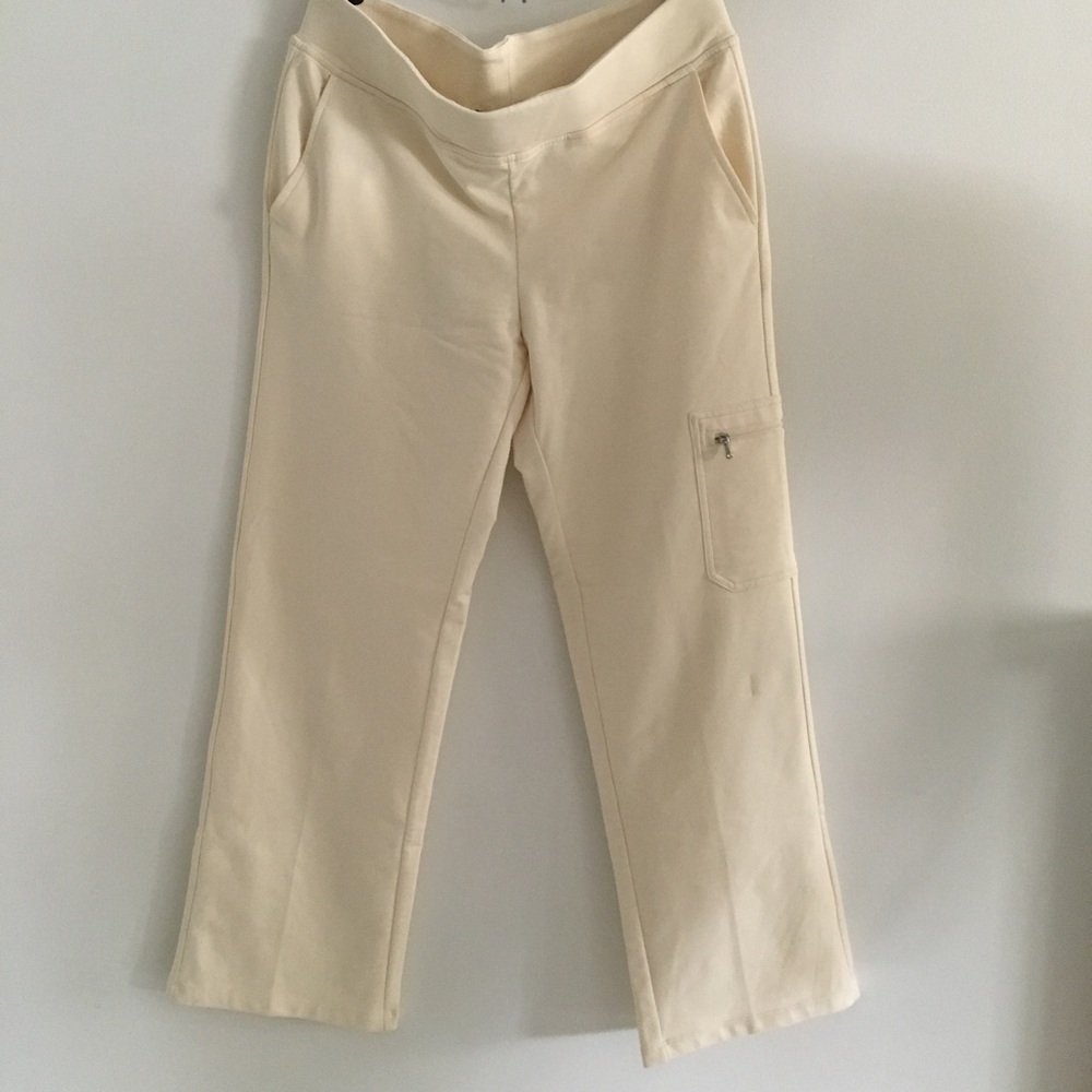 Lauren Ralph Lauren wide leg active pant with zippered pocket